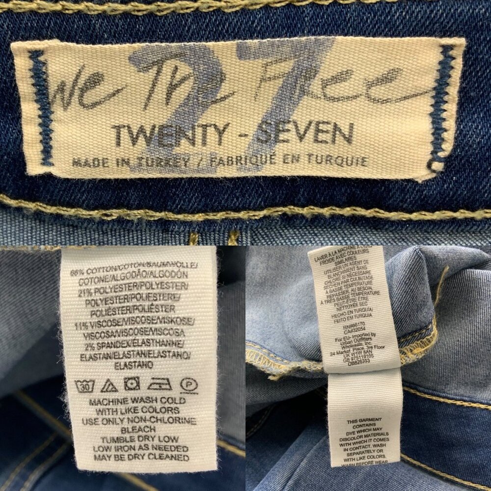 Free People We The Free Float On Flare Stretch Jean 27 Bell Bottom High Rise - Picture 4 of 14